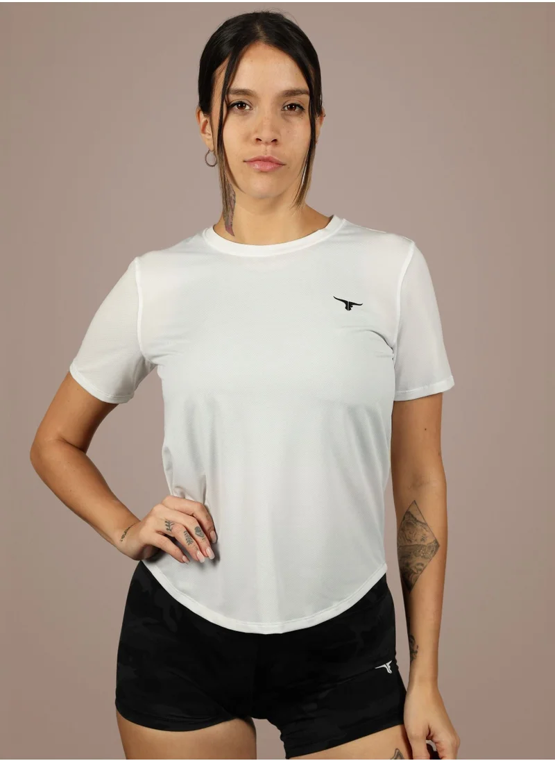 THUGFIT Whirlwind Ladies Tshirt White