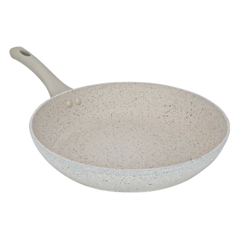 Rocky Granite Frying Pan, 28 cm - Cream - Image 5