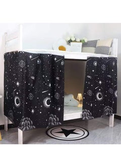 Dorm Home Bunk Bed Curtains Single Sleeper Canopy Blackout Cloth Curtain Shading Bedding Junior Students College Home Drapery 1pc
