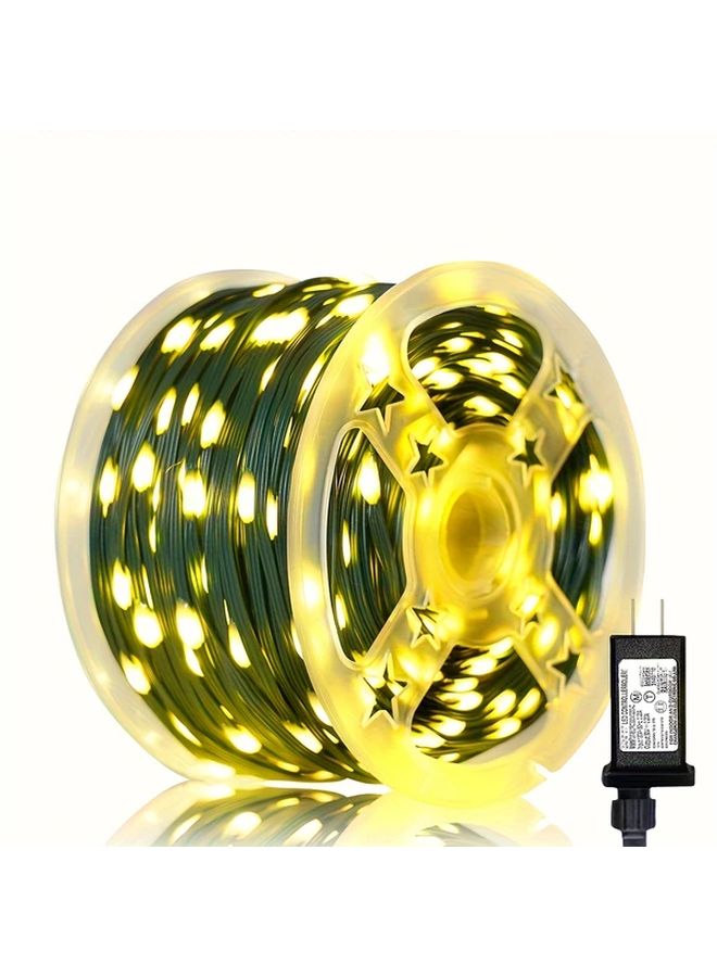 أضواء الجنية الملونة 110 قدم 300 لمبة للداخل والخارج مع جهاز تحكم عن بعد وتايمر و8 أوضاع - Image 2