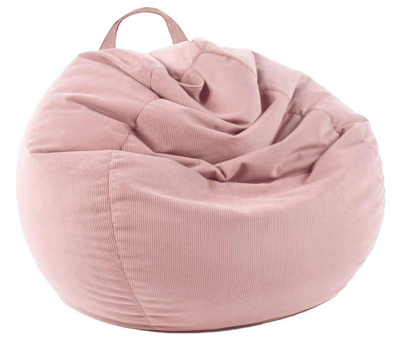 LPMOERA Stuffed Animal Storage Bean Bag Chair Cover No Filler For Kids and AdultsPets DogsCats Lazy BedsSoft Premium Corduroy Stuffable Bean Bag For Organizing Children Plush Toys or Memory Foam