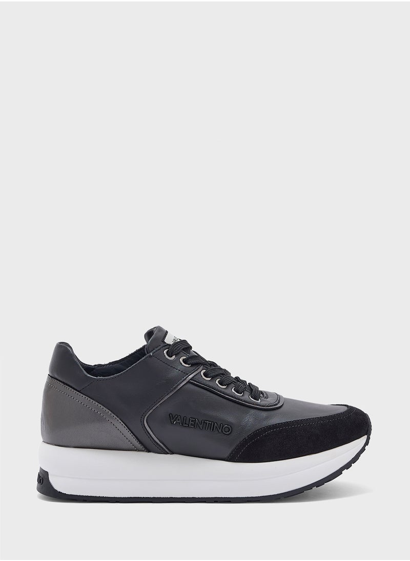 VALENTINO BY MARIO VALENTINO Lace Up Low Top Sneakers  - Image 1