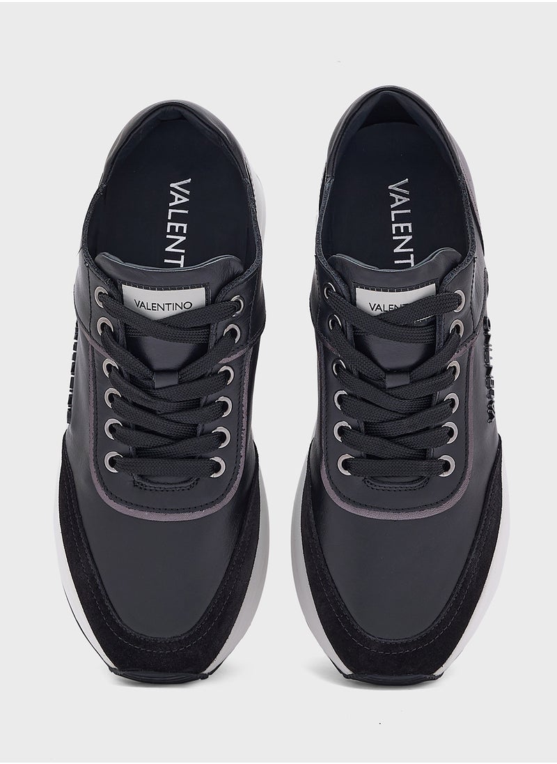 VALENTINO BY MARIO VALENTINO Lace Up Low Top Sneakers  - Image 4