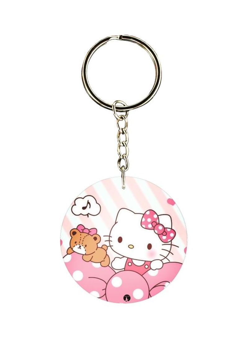 RKN Kitty Designed Dual Sided Keychain