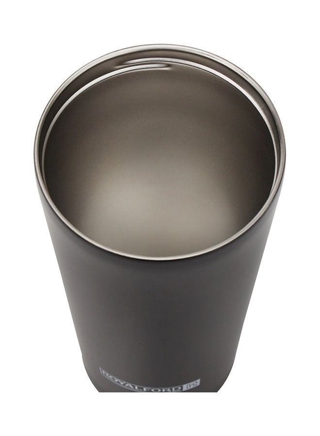 Royalford Stainless Steel Vacuum Tumbler Black 450ml - Image 3
