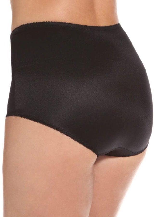Bali Women's Shapewear Brief, Black/Black, 3XL - Image 4