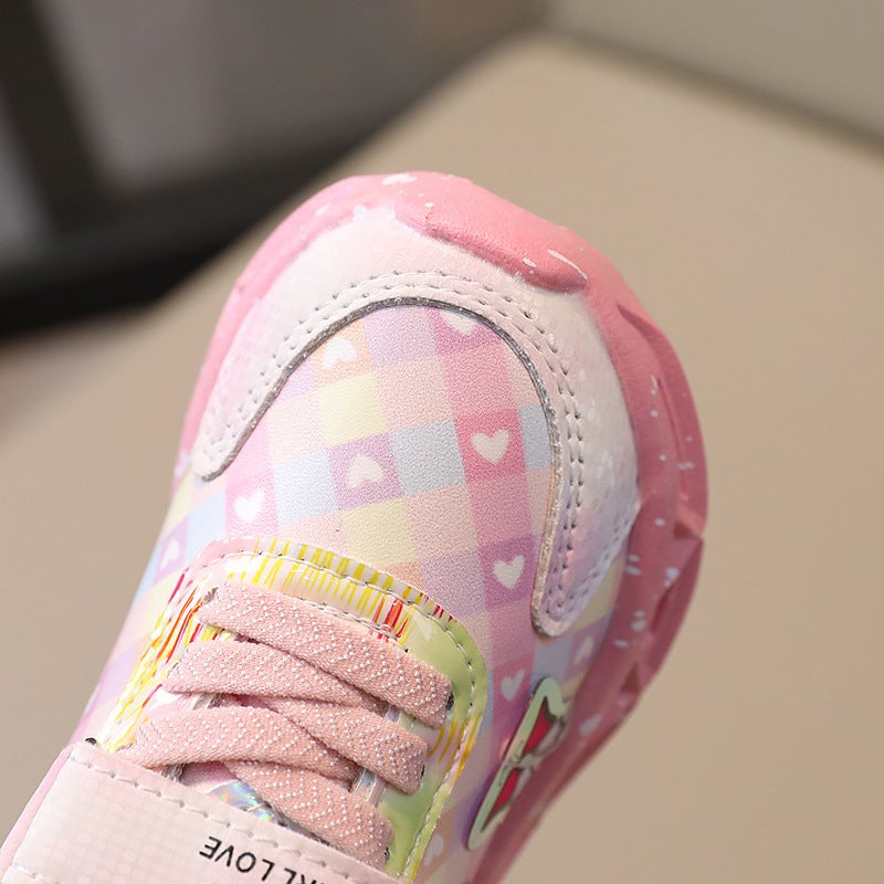 Mesh Sneakers Lightweight Flexible Sole Walking Shoes For Kids Indoor And Outdoor Activities - Image 4
