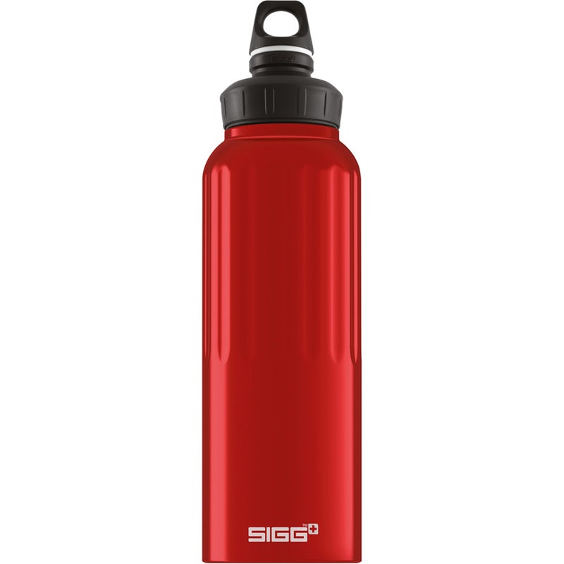 SIGG Reusable Water Bottle WMB Traveller Red 51 Oz Made in Switzerland Carbonated Drinks Lightweight Leak Proof BPAFree Climate Neutral Certified For Sports Outdoor Travel - Image 2