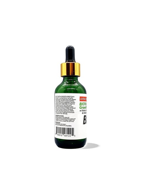 Bio7 Growth Drop - Biotin Peptide Formula With Chebe Oil For Visibly Thicker, Longer Hair And Healthier Scalp - 2 Fl Oz