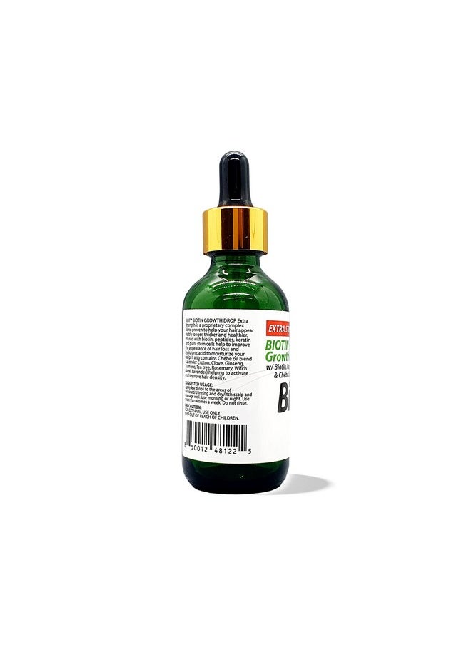 By Natures - Bio7 Growth Drop - Biotin Peptide Formula With Chebe Oil For Visibly Thicker, Longer Hair And Healthier Scalp - 2 Fl Oz - Image 1