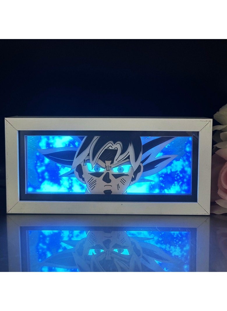 General - Paper Sculpture Lantern, Dragon Ball Freedom Extreme Gong Multi-color RGB Remote Control Paper Sculpture Lantern, Anime Peripheral Night Light, Gifts for Anime Fans and Children - Image 1