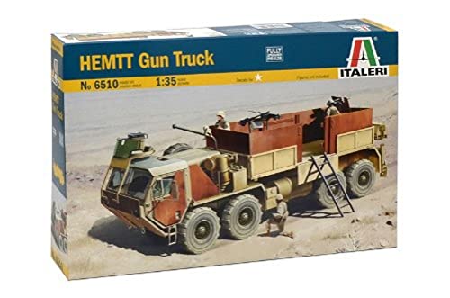 ITALERI ACADEMY Italeri 510006510 – 1:35 Hemtt Gun Truck - Image 1