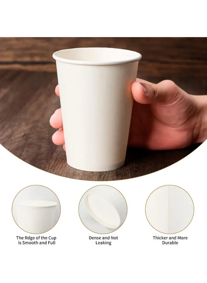 هانا أكواب ورقية بيضاء 8 أونصة، 50 قطعة - Image 3