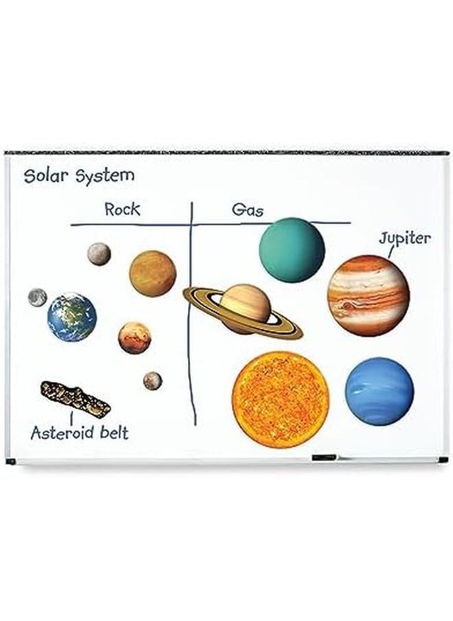 Learning Resources Giant Magnetic Solar System Whiteboard Display 12 Piece Set Ages 5 Plus  - Image 2