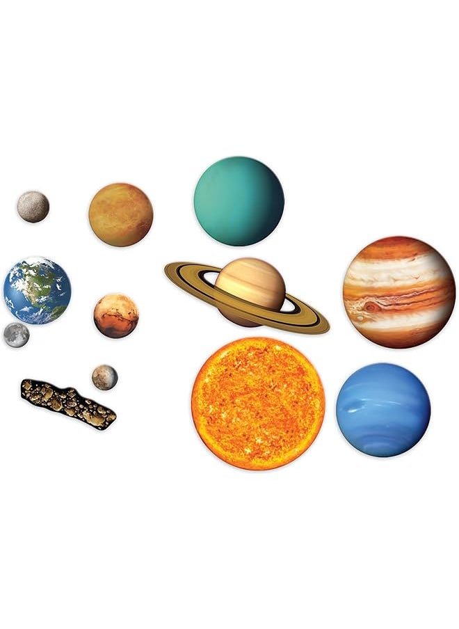 Learning Resources Giant Magnetic Solar System Whiteboard Display 12 Piece Set Ages 5 Plus  - Image 1