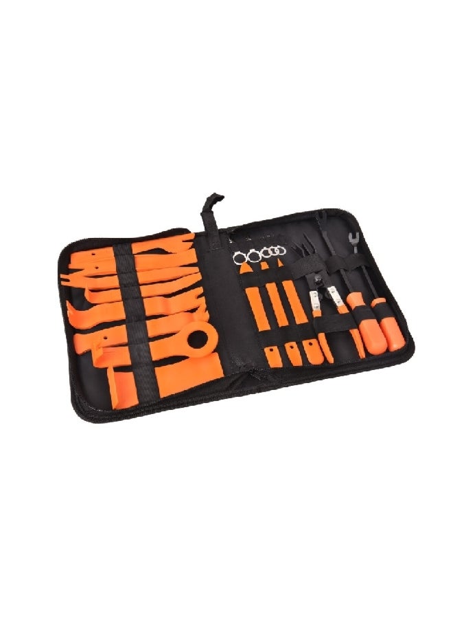 تاكتيكس 389019 طقم أدوات إزالة الحواف للسيارات عالية الجودة 19 قطعة ألوان متعددة 6.4 x 24 x 31 سم