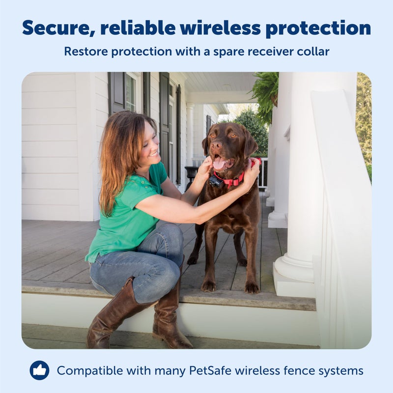 PetSafe Wireless Pet Containment System Receiver Collar - Battery-Operated & Waterproof - Adjustable Receiver Collar with 5 Correction Levels - for Dogs 5lb+ - Image 3