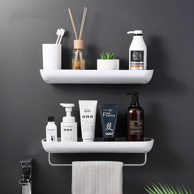 Ecoco Double Sided Kitchen Tools and Towel Rack, White, Polyester - Image 2