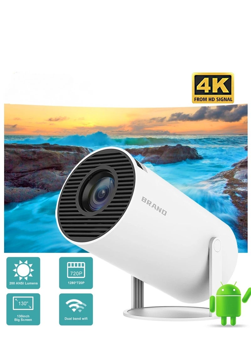 Generic HY300 Android 5G Wifi Smart Portable Projector 1280 720P Full HD Office Home Theater Video Mini Projector Optical specifications  - Image 1