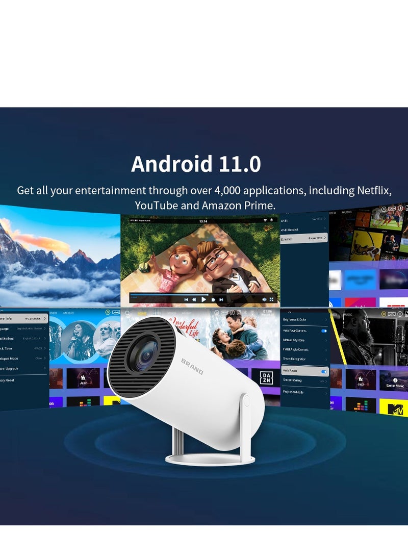 Generic HY300 Android 5G Wifi Smart Portable Projector 1280 720P Full HD Office Home Theater Video Mini Projector Optical specifications  - Image 4