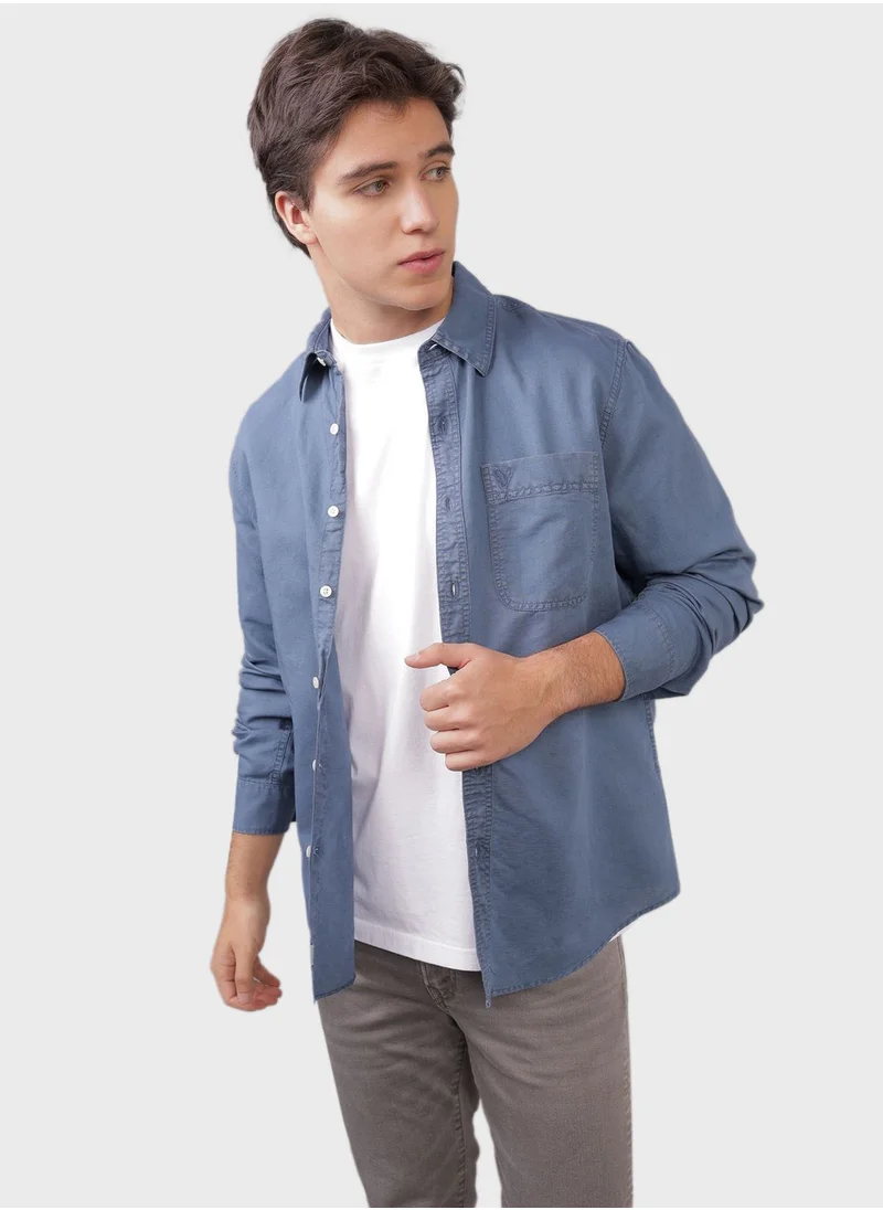 امريكان ايجل Essential Button Up Classic Fit Shirt