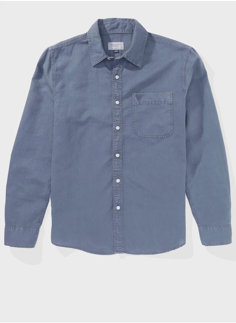 امريكان ايجل Essential Button Up Classic Fit Shirt