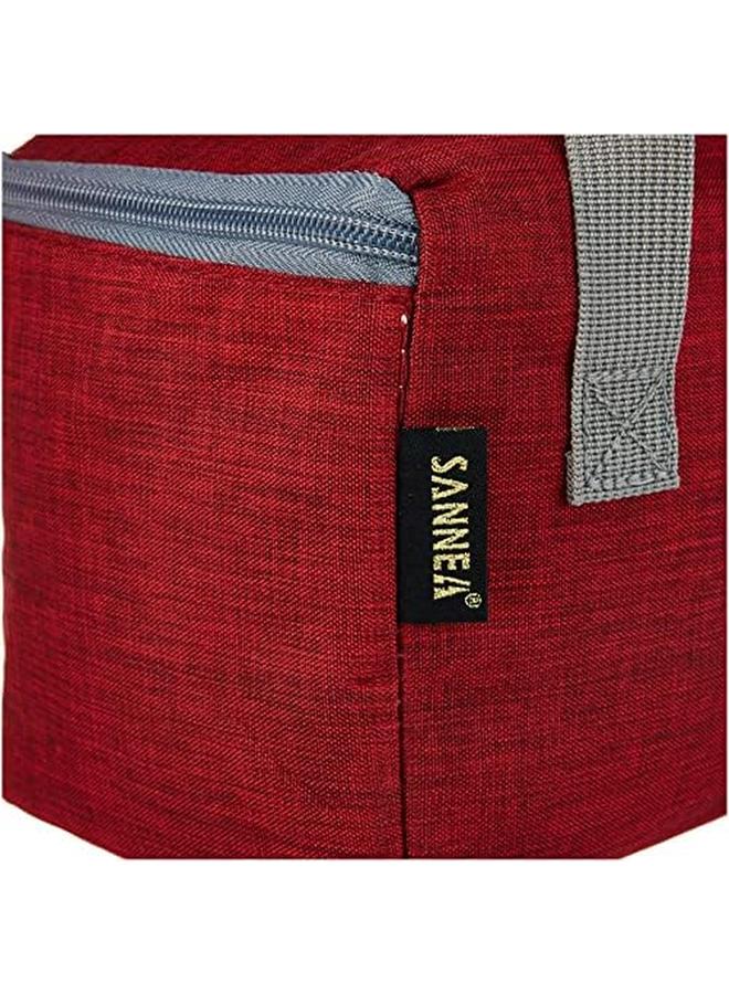 سانيا حقيبة غداء معزولة ومبردة باللون الأحمر Bd Clr 1010 - Image 3