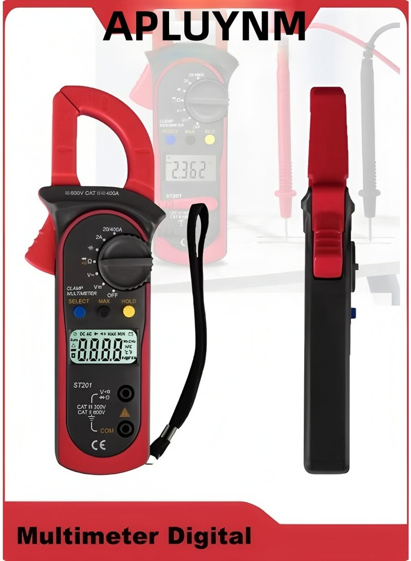 Apluynm Multimeter Digital, Digital Clamp,Multimeter Digital Tester, 600V DC/AC Voltmeter, AC 400A Ammeter, 20MΩ Resistance Meter, Convenient and Portable Universal Meter - Image 1