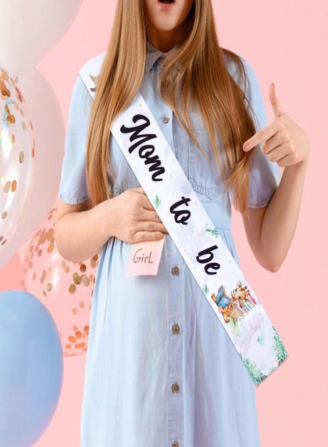 Funmemoir Storybook Baby Shower Decorations Sash, Forest Animal Mom To Be Sash for Story Book Theme A New Chapter Begins Baby Shower A New Tale is About to Be Told Gender Reveal - Image 4