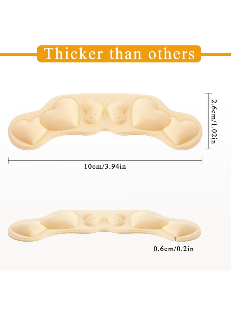 SOLARAE 6 Pairs Heel Pads for Shoes That are Too Big Shoe Heel Grips Liner Heel Inserts for Loose Shoes Heel Cushion Pads Heel Protectors for Heel Pain Rubbing Blisters Heel Slipping - Image 4