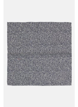 EMPORIO ARMANI Men Textured Handkerchiefs 33 H x 33 L cm, Navy White  - Image 1