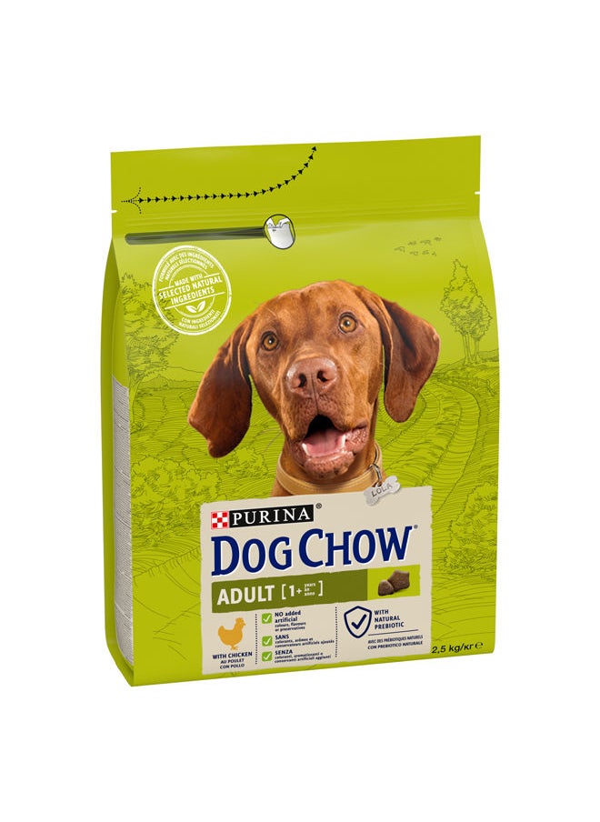 PURINA Dog Chow Adult Dogs Food With Chicken- 2.5 kg 