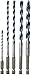BOSCH BOSCH Bosch HCBG500 5 Piece BlueGranite Carbide Hammer Drill Bit Starter Set  - Image 2
