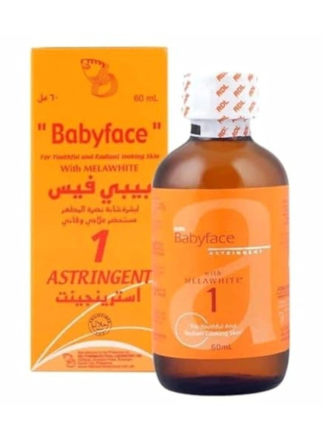 Rdl Babyface With Melawhite, 1 Astringent- 60ml