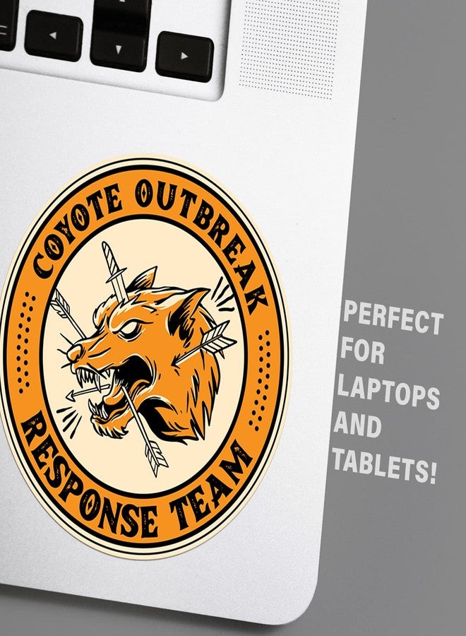 KCD Wildlife Hunting Stickers Set - Deer, Hog, Duck, Coyote and Pheasant - Decals for Hunting Enthusiasts - Decals are 5.5 Inches (Coyote Outbreak) - Image 5