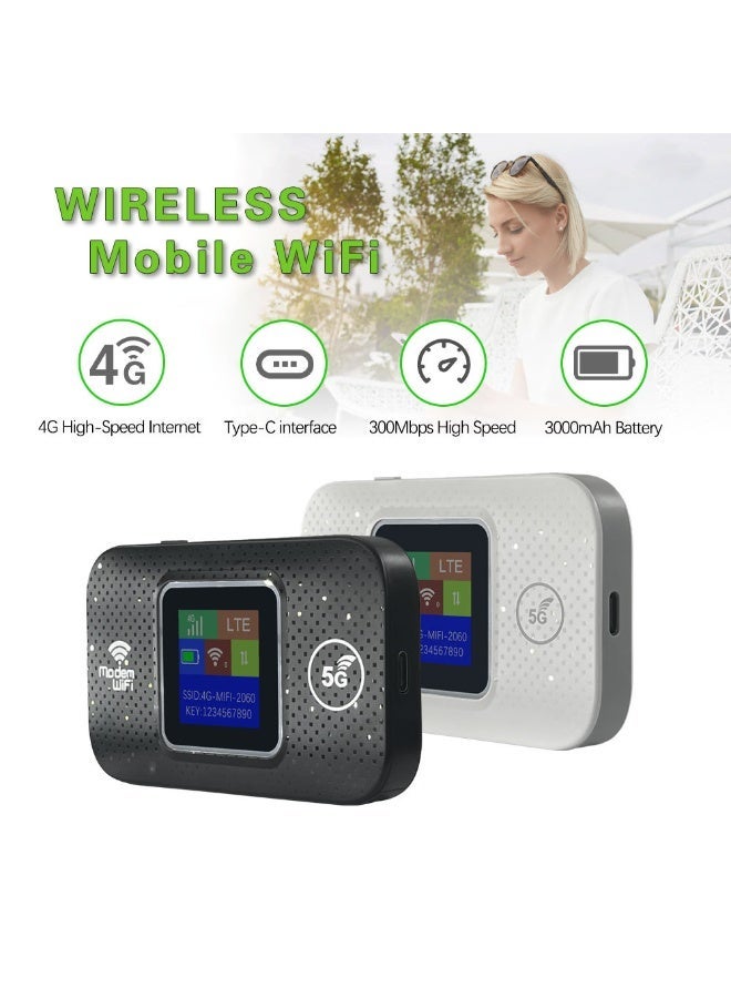4G mobile WiFi router 150Mbps high-speed portable Eurasian travel USB-powered WiFi modem with SIM card slot, up to 10 devices can be shared - Image 2