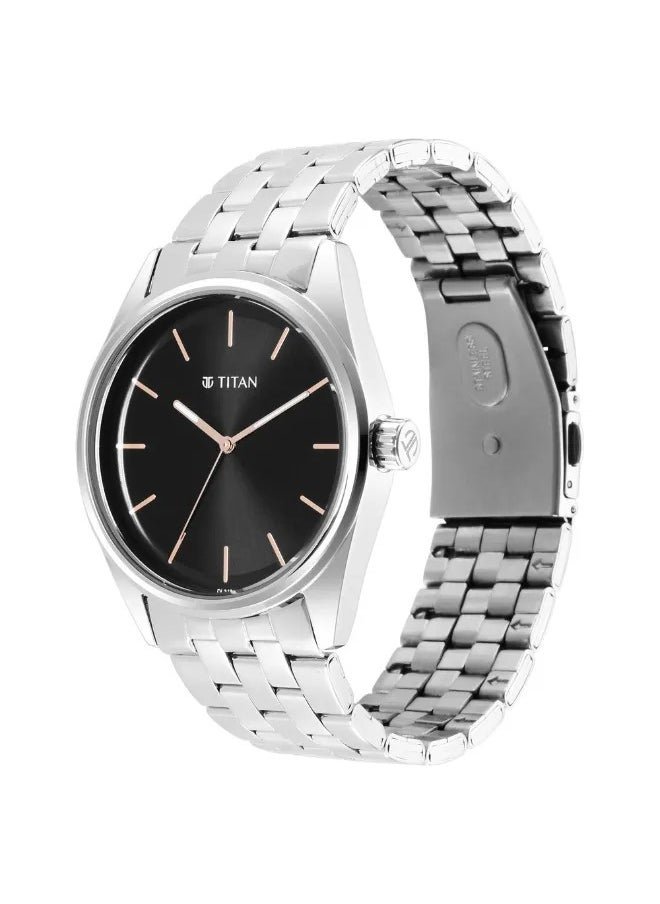 TITAN Men's Analog Round Shape Stainless Steel Wrist Watch - 1866SM01 - 48 Mm  - Image 3