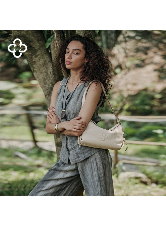 Cassile Women's Handbag, Underarm Bag, Lambskin Commuter Light Luxury Hobo Bag, Light Luxury Tote Bag, Birthday And New Year Gift - Image 1