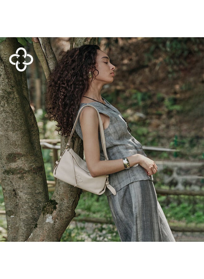 Cassile Women's Handbag, Underarm Bag, Lambskin Commuter Light Luxury Hobo Bag, Light Luxury Tote Bag, Birthday And New Year Gift - Image 3