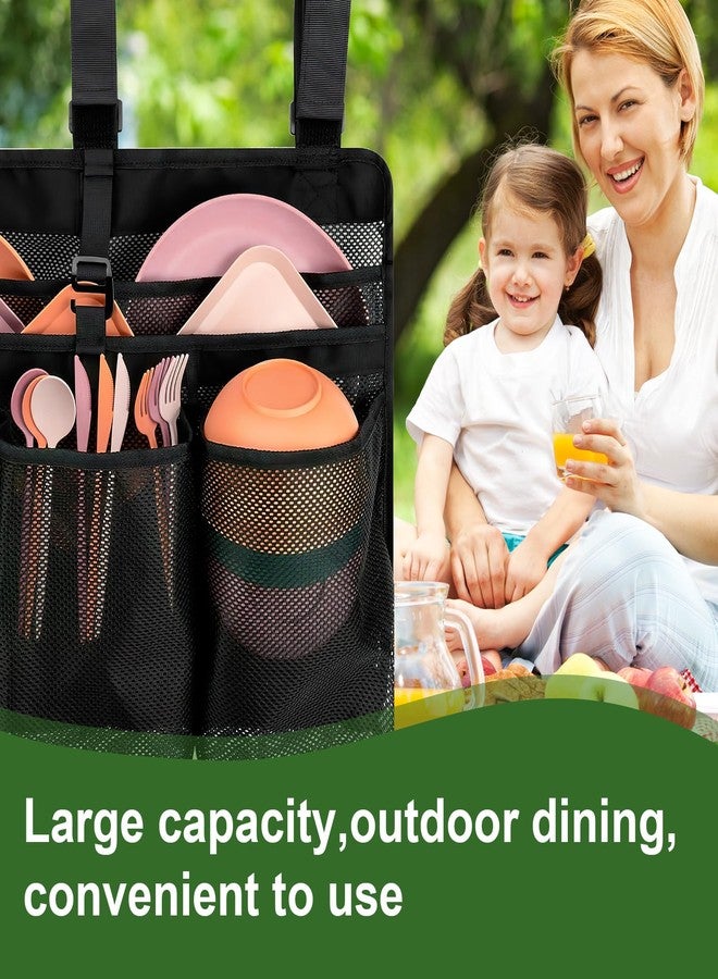 Hagsfire Camping Dish Drying Bag, Collapsible, Portable Mesh Drainer Rack for RV, Travel Trailers & Outdoor Kitchens, Space-Saving, Quick-Dry Organizer for Plates, Cups & Utensils (Black) - Image 5