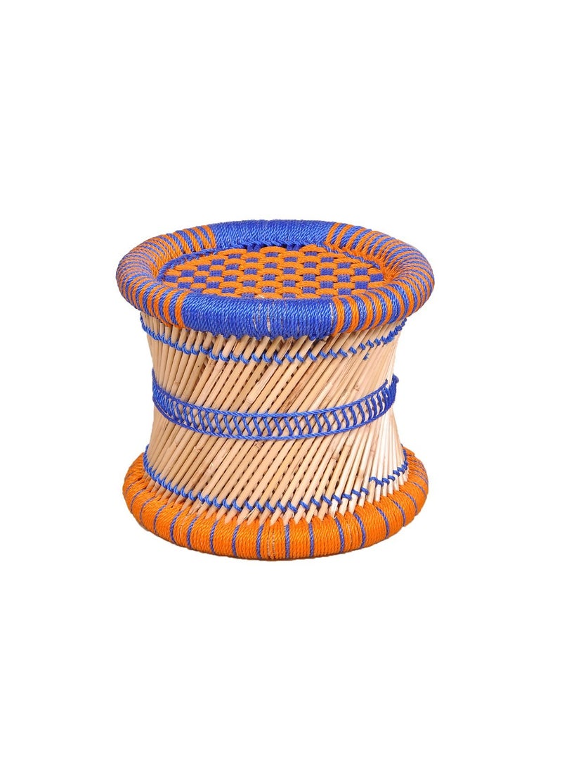 Ananya Creations Ananya Creations Kids Cane Wooden StoolChair Multicolour  - Image 3