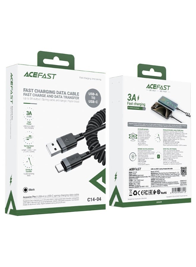 ACEFAST Charging Data Cable C14-04 USB-A to USB-C - Image 4