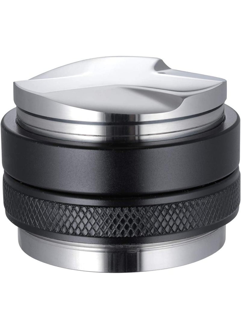 53 مم موزع القهوة والتلاعب ، مزدوج رأس مستوى القهوة تناسب 54 مم Breville Portafilter ، قابل للتعديل العمق - المهنية الإسبريسو اليد التلاعب - Image 1