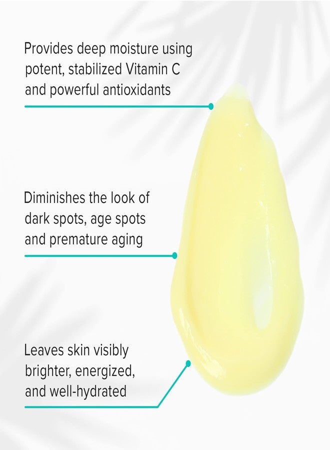 ClarityRx C-Results Vitamin C Hydrating Antioxidant Face Cream, Natural Plant-Based Anti-Aging Facial Moisturizer for Brighter Skin (0.5 oz.) - Image 3