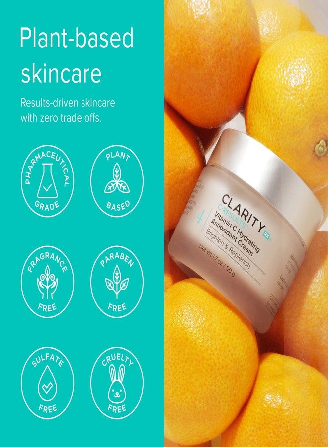 ClarityRx C-Results Vitamin C Hydrating Antioxidant Face Cream, Natural Plant-Based Anti-Aging Facial Moisturizer for Brighter Skin (0.5 oz.) - Image 5