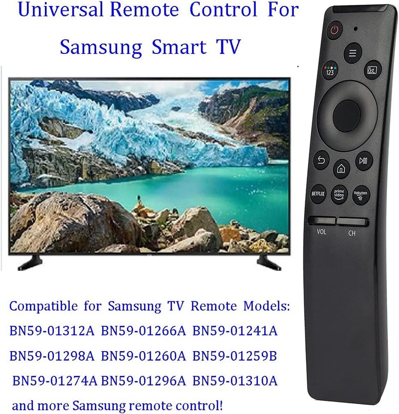 VTINVAN Universal Remote Control Replacement for Samsung Smart-TV LCD LED UHD QLED TVs, with Netflix, Prime Video Buttons | Compatible with Samsung Smart TV 2015-2024 Models - Image 1