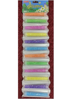 Generic Glitter powder set of 12 tubes  - Image 1