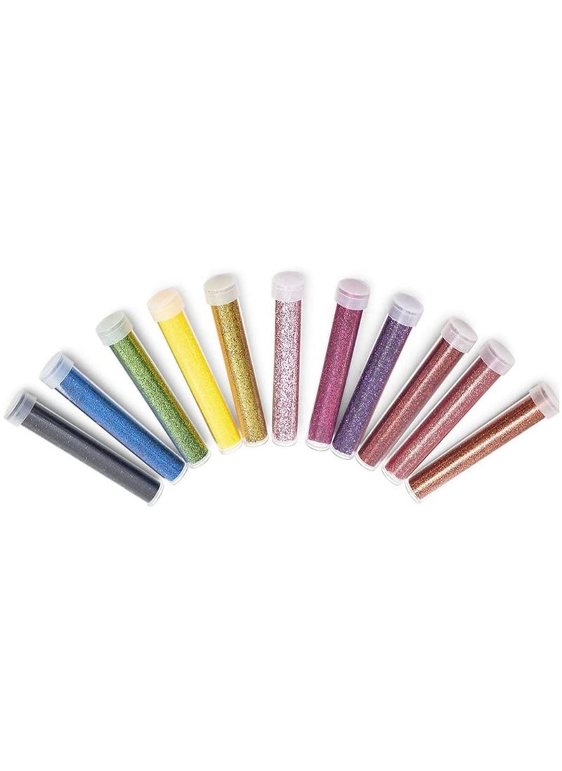 Generic Glitter powder set of 12 tubes  - Image 2