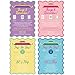 BrightRow 4 Pcs Mahjong Shuffler Cards for Tiles Mixing Shuffling Portable Mah Jong Accessories Gift Party Supplies Waterproof Rules Printed Mixer 7 x 5 in for Tiles LoverPastelWaveCity Tower - Image 2