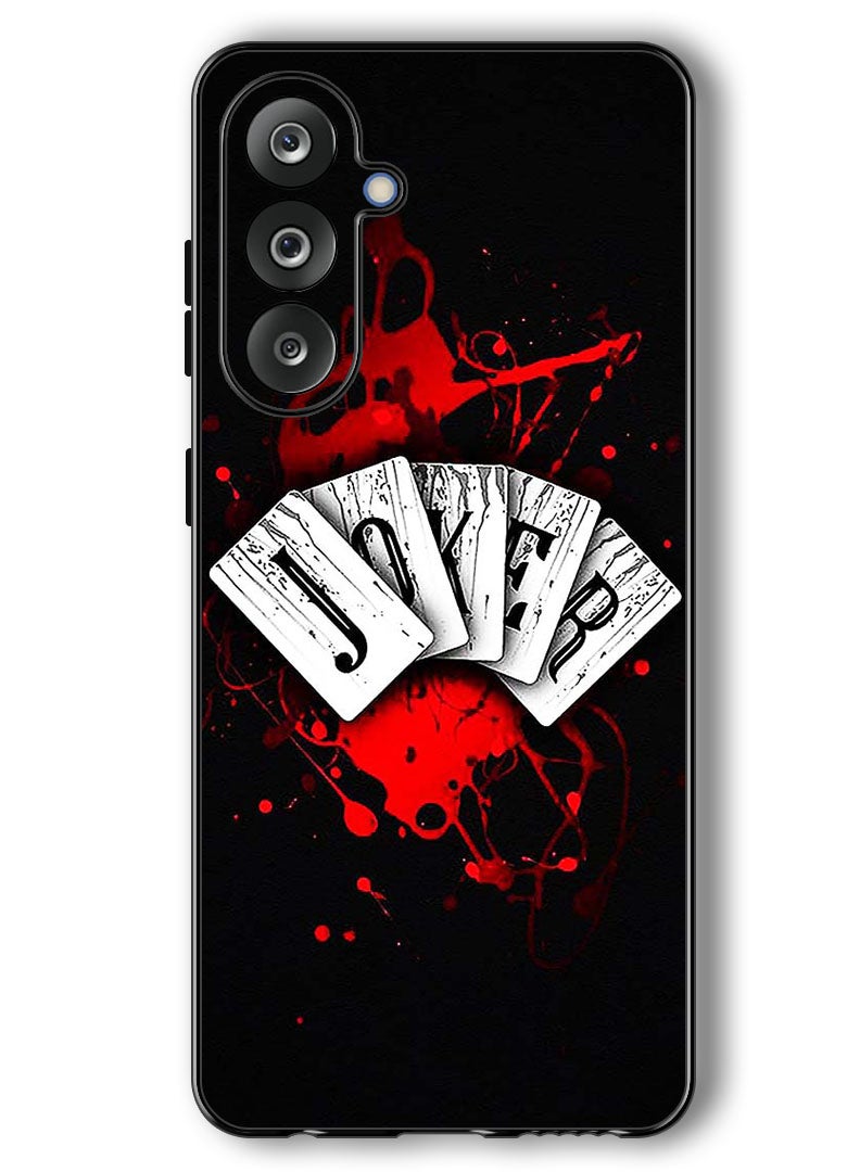 Theodor Case Compatible with Samsung Galaxy F36/ M36 6.7 Inch Protection Shockproof Bumper Cover Joker Cards - Image 1